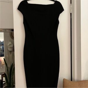 MaxMara Black Midi Dress